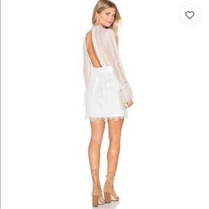 Saylor Mathilda White Lace Dress Size Small